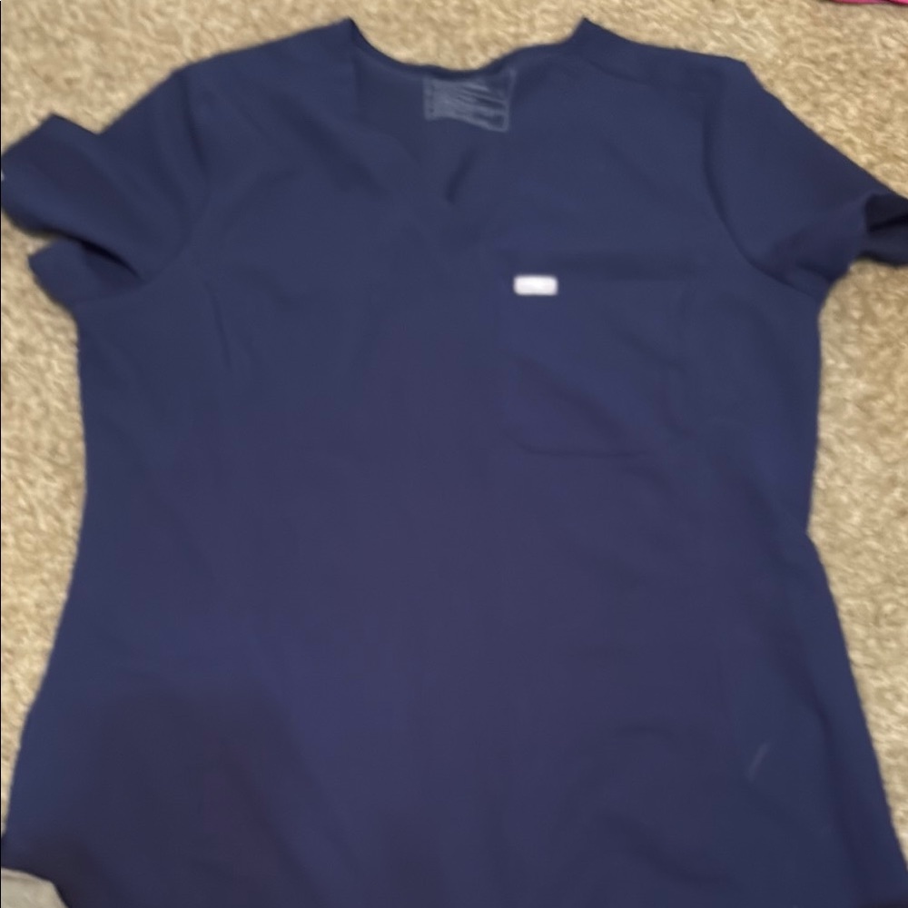 Navy Blue Women's Top figs slim Catarina scrub top